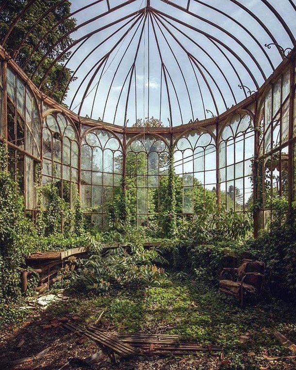Abandoned Victorian garden