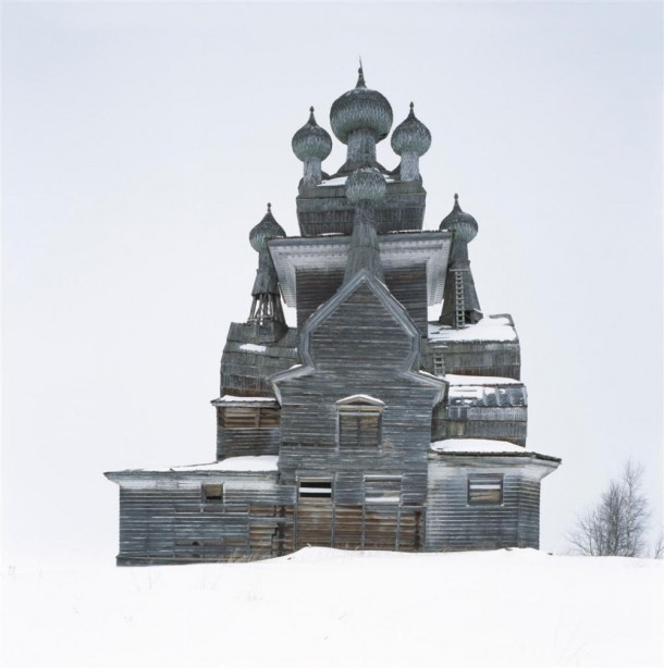 Abandoned Wooden Church Russia 