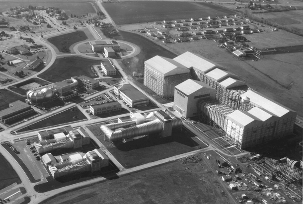 Aerial View of Ames Wind Tunnels in  