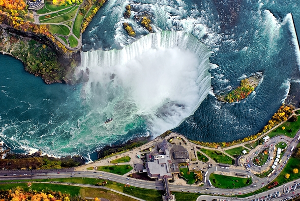 Aerial view of Niagara Falls by Ron Snyder 