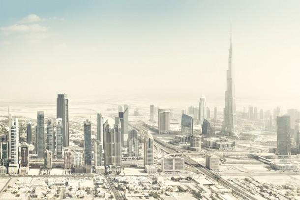 Aerial view of the surreal world of the desert city of Dubai Johannes Heuckeroth Germany  Sony World Photography Awards 