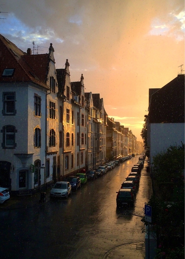 After the rain Darmstadt Germany 