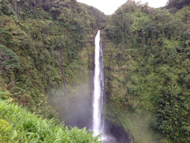 Akaka Falls in Hawaii  feet tall close to three times the height of Niagara Falls x