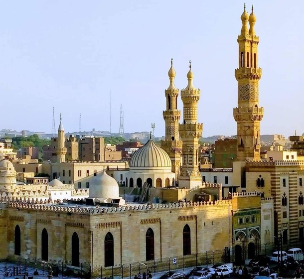 Al-Azhar Mosque is a mosque in Islamic Cairo Egypt Al-Muizz li-Din Allah of the Fatimid dynasty commissioned its construction for the newly established capital city in 