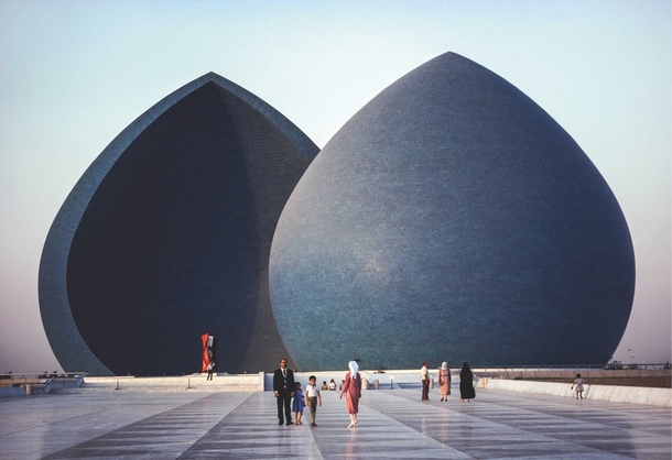 al-Shaheed Monument or Martyrs Memorial Baghdad Iraq  photo by Steve McCurry