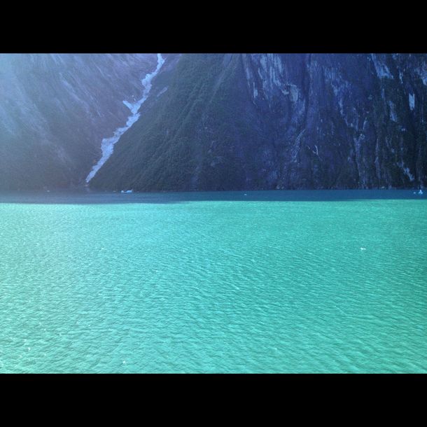 Alaskan Fjords Beautiful Aqua Water 