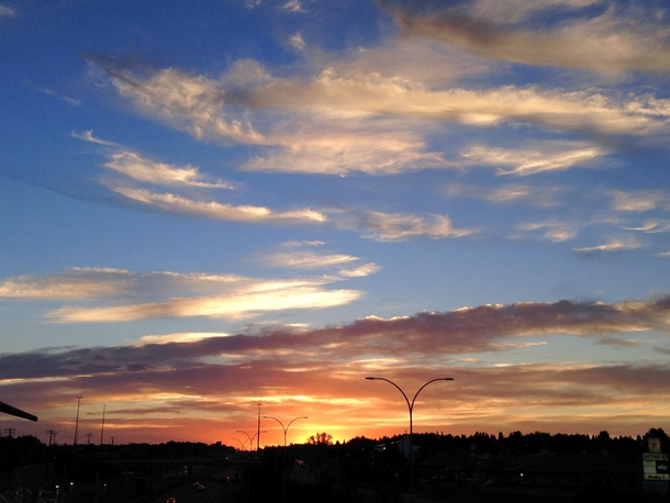 Albertan sunsets never cease to amaze me