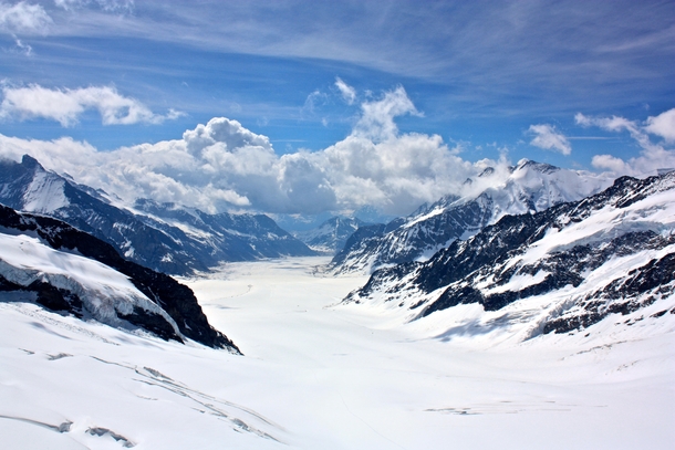 Aletsch Glacier Wengen Switzerland 