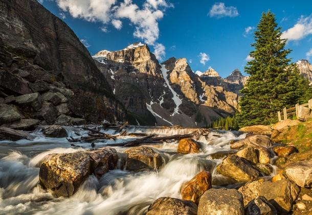 Along the Creek in Banff National Park Alberta by Christopher Martin 