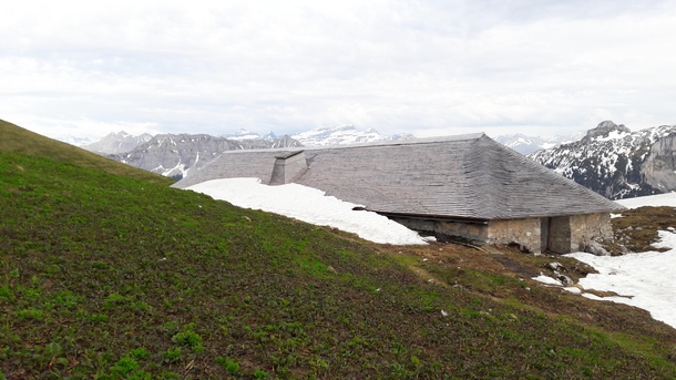 Alpine stablecowshed Le Pr Aveneyre Switzerland 