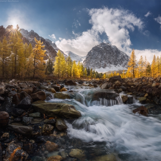 Altai - the river Aktru Russia  by Daniel Korzhonov