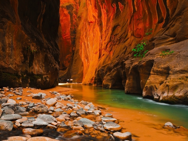 Amazing shot from the Zion Canyon Utah 