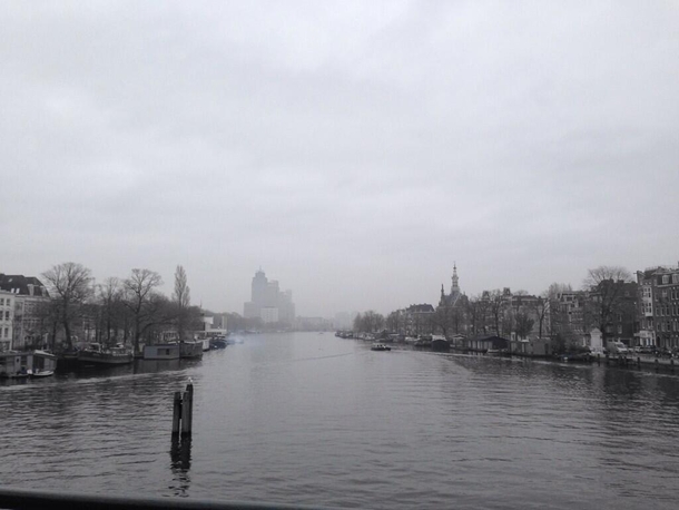 Amsterdam by fog 