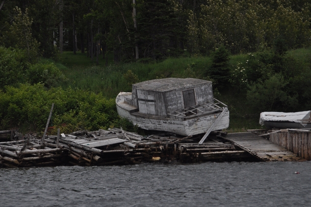 An abandoned boat in Newfoundland 