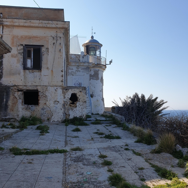 An abandoned Lighthouse in Palermo Italy