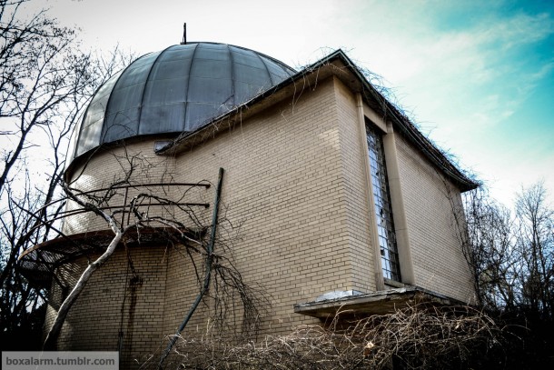 An abandoned observatory in rural Michigan 