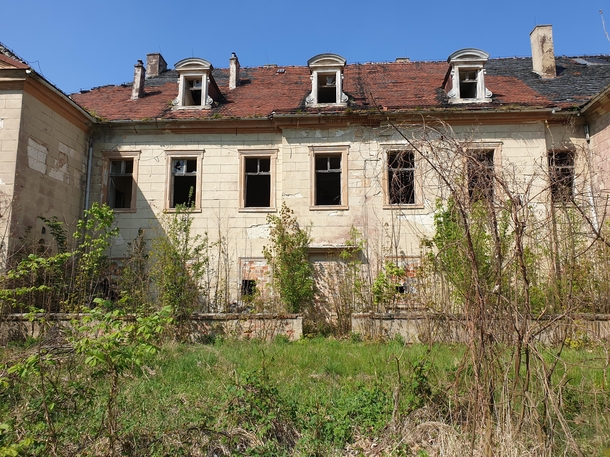 An abandoned palace in Tomaszw Bolesawiecki Poland