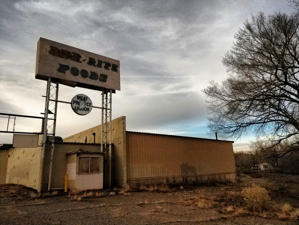 An Abandoned Supermarket in Grants New Mexico USA 