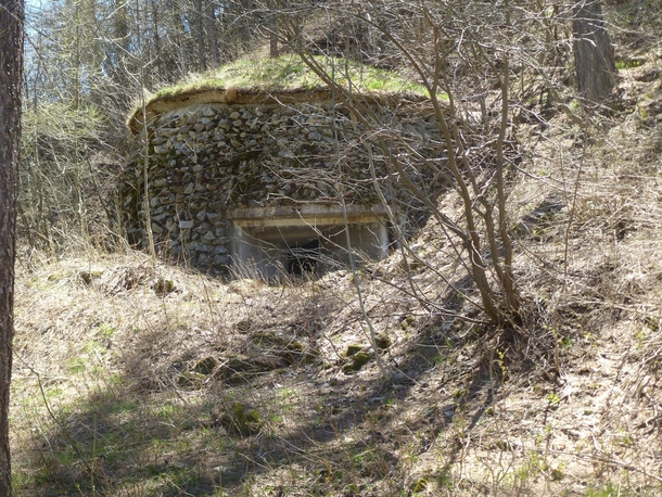 An abandoned WWII bunker in Bersezio Italy 
