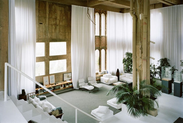 An Architects Home in an abandoned concrete factory  La Fbrica - Ricardo Bofill  BCN Spain  X-Post rRoomPorn  Gallery in Comments