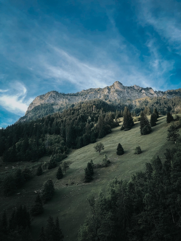An Image from a hike last summer in the Bernese Alps near Oberwil at the starting location Switzerland 