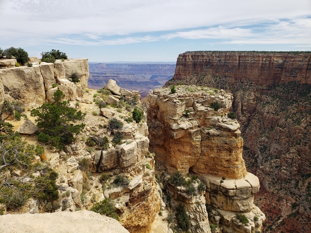 An inviting rock plateau - Moran Point Grand Canyon National Park Arizona USA 