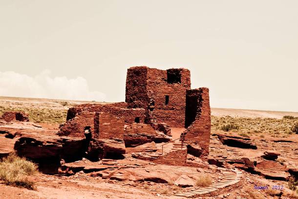 Ancient Anasazi Pueblo Arizona 