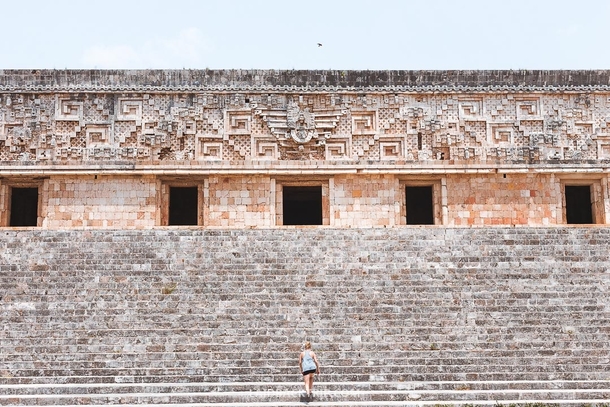 Ancient Mayan Architecture Uxmal Yucatan - Mexico