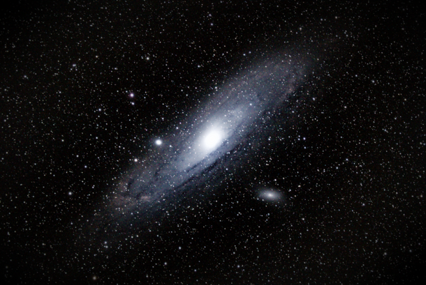 Andromeda Galaxy from my backyard 