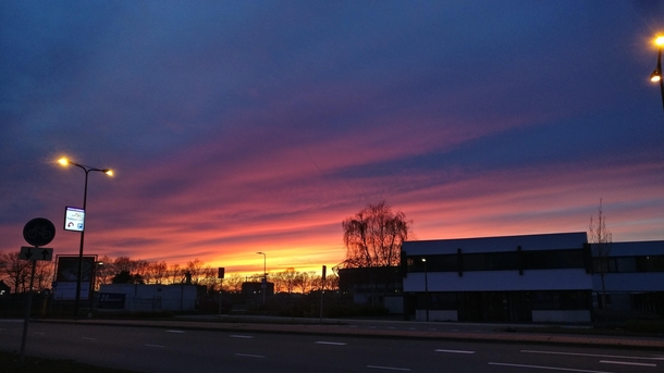 Another sunset to remember Enschede Netherlands