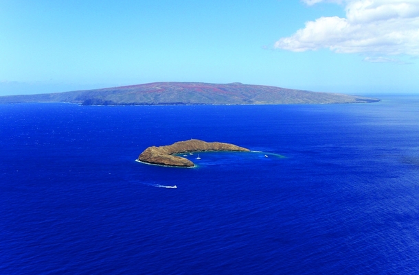 Another view of the Molokini Crater near Maui 