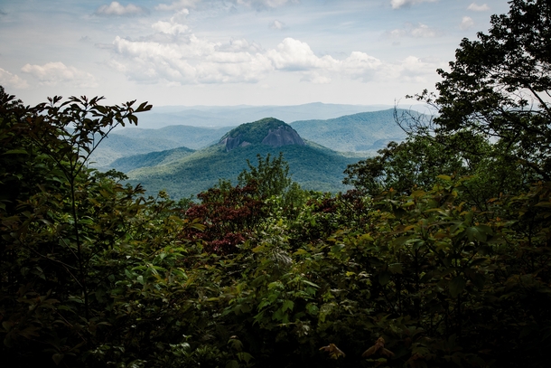Any love for the east coast The Looking Glass Rock from the Blue Ridge Parkway in NC x