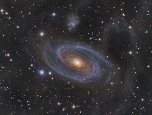 APOD  April  - Grand Spiral Galaxy M and Arps Loop 
