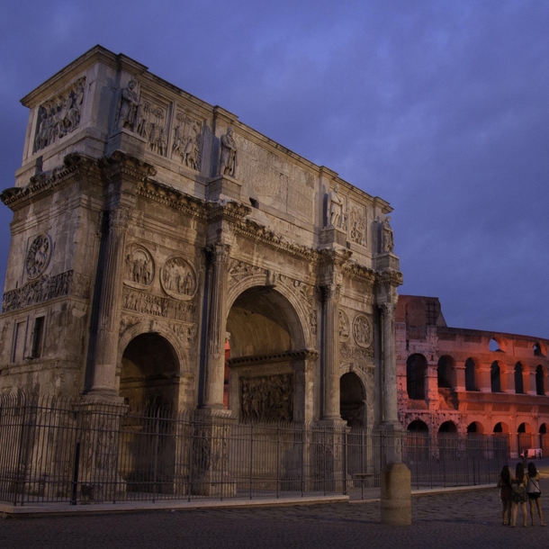 Arch Of Constantine amp Colosseum Rome 