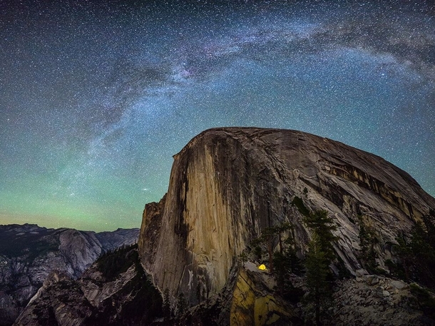 As technology shrinks the world around us it becomes more and more difficult to find ourselves truly lost in the outdoors Breathtaking photo of the Nights sky Yosemite  Photo by Matthew Saville