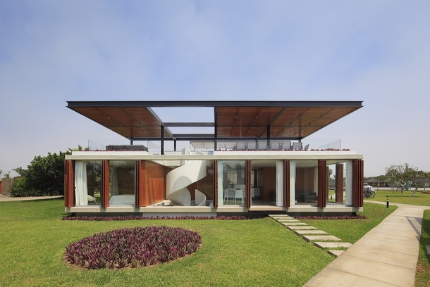 ASIA House a modern reinterpretation of Le Corbusiers Maison Dom-Ino Asia District Caete Province Lima Region Peru 