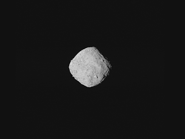Asteroid Bennu composite imaged by Osiris-Rex on approach 