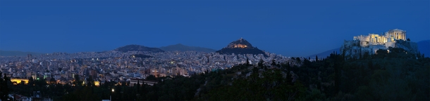 Athens by night Greece 