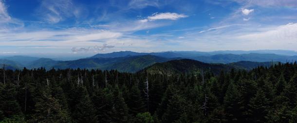Atop Clingmans Dome Great Smoky Mountains National Park x 