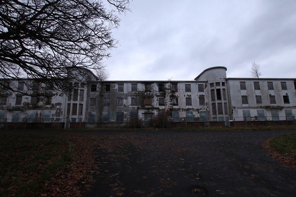 Ayrshire Central Hospital in Irvine Scotland Built  Abandoned 
