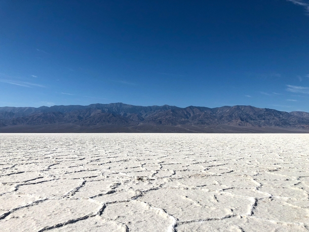 Badwater Basin in Death Valley National Park CA 