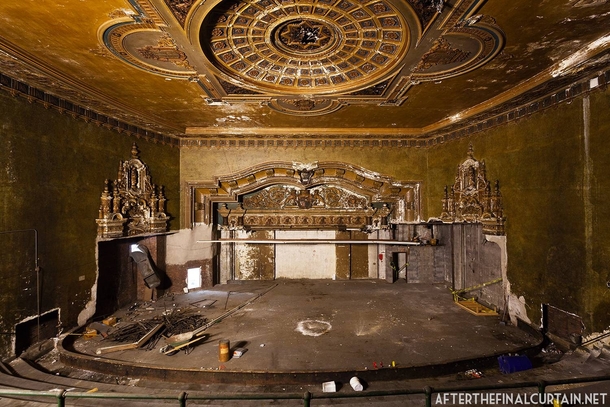 Balcony Abandoned Theatre New York NY 