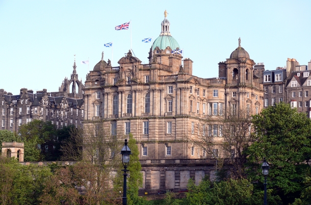 Bank of Scotland HQ Edinburgh Scotland 