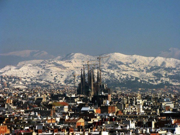 Barcelona  snow 