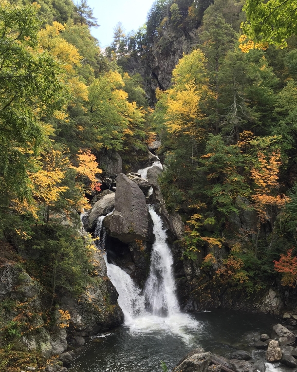 Bash Bish Falls in the Berkshires in Southwestern Massachusetts 
