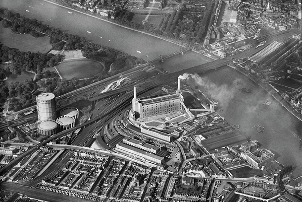 Battersea Power Station from the air  x-post from rlondon 