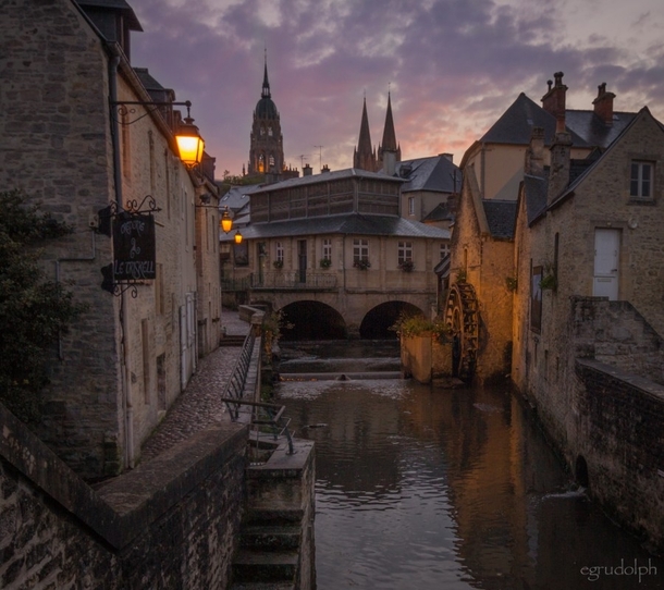 Bayeux France - Small town in the Normandy region of France that was undamaged in WWII 