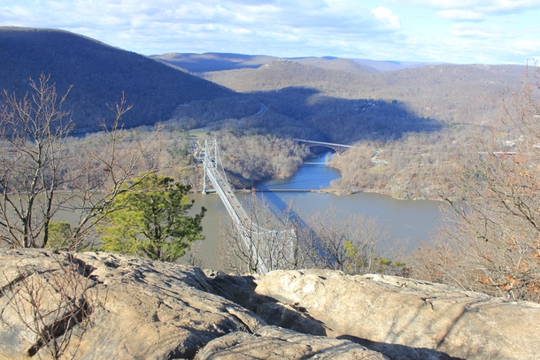 Bear Mountain Bridge across the Hudson River It was the longest suspension bridge in the world when it was completed in 