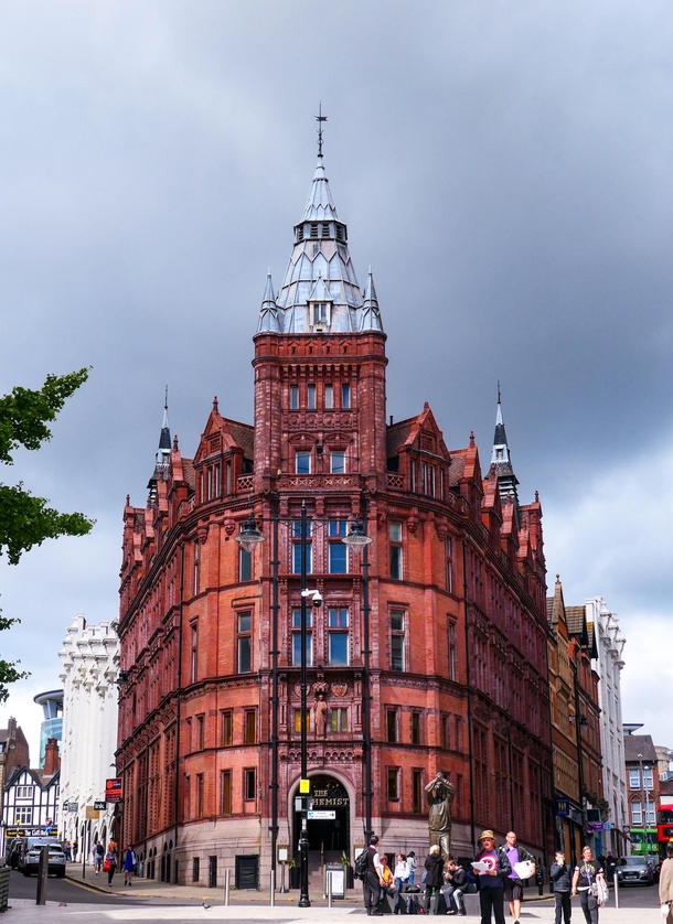 Beautiful Building in Nottingham by Alfred Waterhouse in the citys classic red brick 