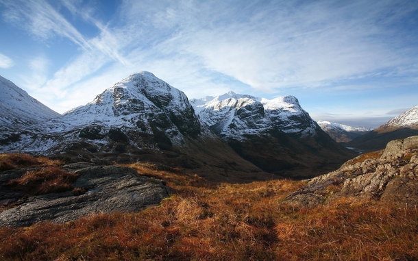 Beautiful Mountains in Glencoe Scotland 